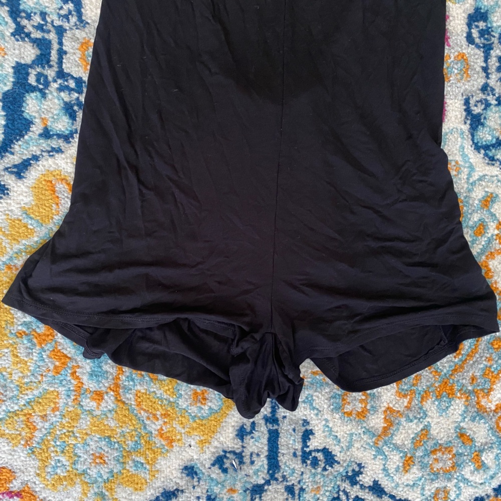 SOLD!! NWT! Free People Beach Rain or Shine Black Strapless Romper Small - Picture 8 of 12